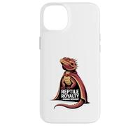 Reptile Royalty Human Servant Bearded Dragon Case for iPhone 14 Plus