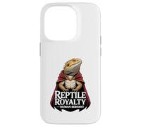 Reptile Royalty Human Servant Bearded Dragon Case for iPhone 14 Pro