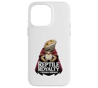 Reptile Royalty Human Servant Bearded Dragon Case for iPhone 14 Pro Max