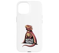 Reptile Royalty Human Servant Bearded Dragon Case for iPhone 15