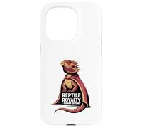 Reptile Royalty Human Servant Bearded Dragon Case for iPhone 15 Pro