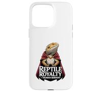 Reptile Royalty Human Servant Bearded Dragon Case for iPhone 15 Pro Max