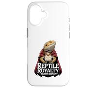 Reptile Royalty Human Servant Bearded Dragon Case for iPhone 16