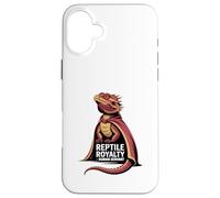 Reptile Royalty Human Servant Bearded Dragon Case for iPhone 16 Plus
