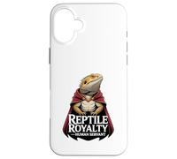 Reptile Royalty Human Servant Bearded Dragon Case for iPhone 16 Plus