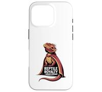Reptile Royalty Human Servant Bearded Dragon Case for iPhone 16 Pro