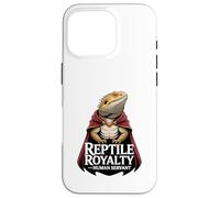 Reptile Royalty Human Servant Bearded Dragon Case for iPhone 16 Pro