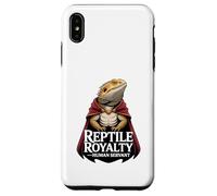 Reptile Royalty Human Servant Bearded Dragon Case for iPhone XS Max