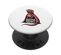 Reptile Royalty Human Servant Bearded Dragon PopSockets Adhesive PopGrip
