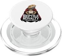 Reptile Royalty Human Servant Bearded Dragon PopSockets PopGrip for MagSafe