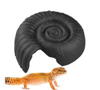 Reptile s Ammonite Shape, Cage Shelter Out Nest, Shelter Decorative Habitat for Playing Home Terrarium Sleeping Tank Hiding Resting Garden