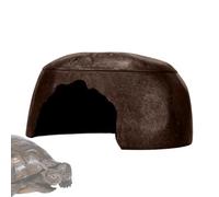 Reptile Skin - Small Humidified Shelter With 3 Sinks Gecko, Lizard, Snake, Turtle, Frog, Bearded Dragon | Rest And Excretion Cave For Terrarium Tank Supplies And Accessories Po