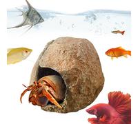 Reptile Skins & Caves - Magnetic Aquarium Cave | Geckos Snake Skin Cave Natural Rock Look Leather Cave Hand Painted Design Suitable for Ser