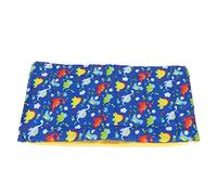 Reptile Sleeping Bag Soft Warm Bearded Dragon Bed With Pillow For Bearded Dragon Leopard Gecko Premium Canvas Polyester Plush Cloth Material Removable Design Easy Cleaning (Dinosaur + yellow quilt)