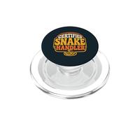 Reptile Snake Handler Serpent Keeper PopSockets PopGrip for MagSafe