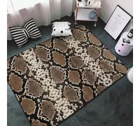 Reptile Snake Skin 3D Printing Large Carpet Living Room Area Carpet Soft Flannel Boy Room Gift Rug Cushion Rug 120 X 160 Cm - Polyester Soft Touch Easy Clean, Stain Resistant -45001818503