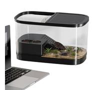 Reptile Tank Enclosure - Clear Glass Terrarium Cage, Amphibian Habitat | Gecko Tarantula Tortoise Bearded Dragon Spider Chameleon Frog Vivarium Terrarium Tank Housing System for Home Classroom Display