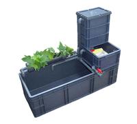 Reptile Tank Front Opening Doors for Easy Maintenance and Cleaning gray. 100 * 40 * 28CM