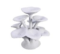 Reptile Tank Jumping Spring - Reptile Tank Jumping Climbing Rack, Realistic Multi Leaf Mushroom Station for Chameleon Tarantula Spider Room
