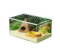 Reptile Tank, Reptile Enclosure, Acrylic Transparent Feeding Box Insect Reptile Transport Breeding Cage Container, Snake Enclosure, Tarantula Enclosure, Transparent Reptile Breeding Box