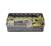 Reptile Tank Turtle breeding tank sun drying platform climbing household desktop Easy Assembly(Small)