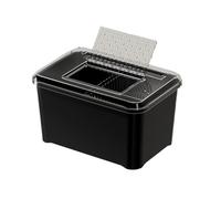 Reptile Tank Turtle feeding box isolation and turtle sedimentation board household use Easy Assembly(Black)