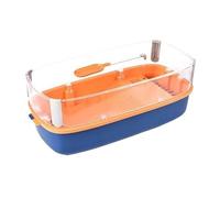 Reptile Tank Turtle Tank Household Feeding Box with Sun Platform Climbing Slope Easy Assembly