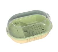 Reptile Tank Turtle tank with sun drying platform for home breeding and landscaping Easy Assembly(Medium)