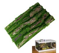 Reptile Terrarium Background Cork - Lizard Habitat Decoration Panel, Bark Backdrop | Natural Enclosure Decor, Vivarium Wall Enhancement Sheet, Aquarium Display Scenery Accessory Module, Exotic Pet