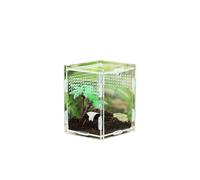 Reptile Terrarium - Bearded Dragon Tank| Feeding Box | Snake Terrarium Tank | Transparent Lizard Dwelling Setup | Tropical Amphibian Tank | Reptile Breeding Case Tarantula Scorpion Sling Isopods