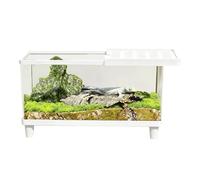 Reptile Terrarium - Clear Anti Escape & Ventilated Lizard Enclosure | Acrylic Mygale & Lizard Enclosure | For Hermit Crab, Iguana, Turtle, Gecko, Bearded Dragon, Snail, And Chameleon