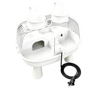 Reptile Terrarium - Desktop Turtle Tank 36 x 30 x 29 cm, USB Lighting for Habitat | Versatile Amphibian Care, Crab Housing, Hermit Breeding, Use of the Reptile