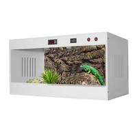 Reptile Terrarium Habitat Tank for Lizards, Snakes, Bearded Dragons, and Chameleons - Spacious and Secure Enclosure for Optimal Reptile Care