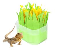 Reptile Terrarium Humidifier - Decorative Amphibian Humidification System with Plant Imitations | Lizard Humidifier with Natural Moisture Control, Realistic Life Rough