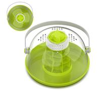 Reptile Terrarium - Mini Terrarium for Lizards, Turtles and Slugs | Breathable Reptile Cage, Transparent Insect Box, Egg Incubator for Turtles, A