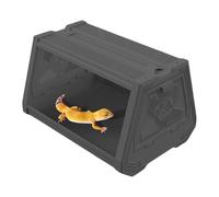 Reptile Terrarium - Multifunctional Bearded Dragon Habitat Cage | Trapezoid Design, Expanded Field of View, Terrarium Reptile Habitat for Scorpions, Hermit Crabs
