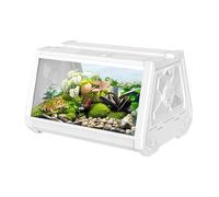 Reptile Terrarium - Reptile Aquarium | Ventilated Anti-Escape with Feeding Space and Portable Enclosure for Turtles, Spiders, Snakes, Frogs, Snails and