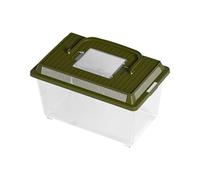 Reptile Terrarium,Small Lizard Breeding Box for Snake | Transparent Portable Feeding Box Habitat Hatching Carrier for Home, Scorpion & Hermit