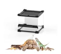 Reptile Terrarium Tank for Bearded Dragons, Ball Pythons, Leopard Geckos, Frogs, Hermit Crabs, Lizards, Isopods, Tarantulas, and Turtles - Ideal Breeding and Habitat Enclosure