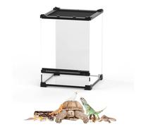 Reptile Terrarium Tank for Bearded Dragons, Ball Pythons, Leopard Geckos, Frogs, Hermit Crabs, Lizards, Isopods, Tarantulas, and Turtles - Ideal Breeding and Habitat Enclosure
