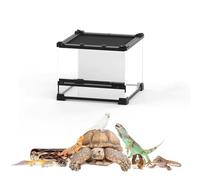 Reptile Terrarium Tank for Bearded Dragons, Ball Pythons, Leopard Geckos, Frogs, Hermit Crabs, Lizards, Isopods, Tarantulas, and Turtles - Ideal Breeding and Habitat Enclosure