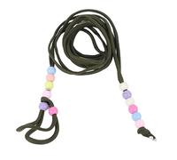 Reptile Traction Leash Safe Adjustable Beads Design Small Animal Traction Rope for Lizard Guinea Pig Hamster Chinchilla Polyester Rope Durable Pet Walking Accessory (OD Green)