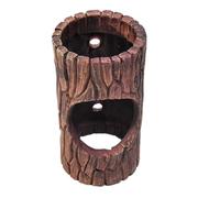 Reptile Tree Hide, Lizard Sleeping Cave, Hollow Simulation Log Hide, Resin Lizard Hide, Waterproof Habitat Shelter, Tank Accessories, Reptile, Natural Log Hide, Lizard Cave Shelter