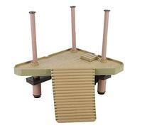 Reptile Turtle Pier Basking Floating Platform, Amphibian Leisure Table Flat for Aquarium Tank, ABS Material with Suction Cup and Climb Ladder, Large Floating Platform for Turtles t