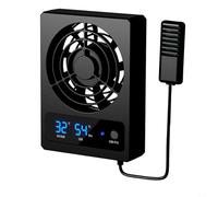 Reptile Ventilation Fan, Dehumidifier for Rainforest Terrarium Vivarium, Improving Air Circulation, Automatic Temperature Control for Amphibians, Reptiles(Celsius)