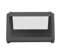 Reptile Vivarium Terrarium, Trapezoidal Ventilated Small Enclosure, Fix Poor Vent Escape Risk, Panoramic View Secure Lid, for Gecko Keepers, Scorpion Hermit Crab Frog Keeping