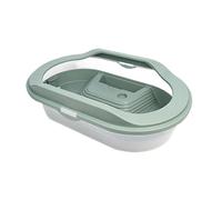 Reptile Vivarium The bottom of the household dormitory can drain the turtle feeding tank Turtle Tank(Large)