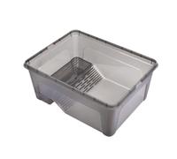 Reptile Vivarium Turtle breeding tank ecological small amphibious household turtle Turtle Tank(Medium)