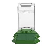 Reptile Water Bottle - Tortoise Water Dish | Automatic Reptile Dish | Stable Drinking Fountain For Lizards Geckos Hamsters | Automatic Hydration System With Base & Absorbent Cotton Pad