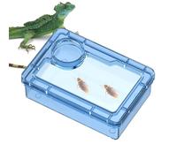 Reptile Water Bowl,Anti-Escape Crested Gecko Food Dish - Small Animal Feeders for Spider Lizard Tortoise Cage Tank Chameleon Habitat Terrarium Snake